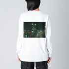 豆屋の雨の日の渋谷 Big Long Sleeve T-Shirt