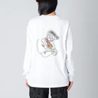 ペルあきの氷菓を食べる軒桟瓦くん Big Long Sleeve T-Shirt