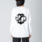 hsclip HIROのHsc ロゴ Big Long Sleeve T-Shirt