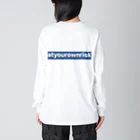 atyourownriskのatyourownrisk ビッグシルエットロングスリーブTシャツ