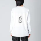 crystal unicaのガネシュヒマール　水晶 Big Long Sleeve T-Shirt