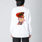 SumireKimuraのおんなはばけもの　バックプリント Big Long Sleeve T-Shirt