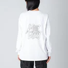 みおのショップの背中に傷のある剣士の服 Big Long Sleeve T-Shirt