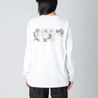 RIHOKOHAYASHIの働く日と休む日 Big Long Sleeve T-Shirt