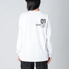 『NG （Niche・Gate）』ニッチゲート-- IN SUZURIのOrdinary Cats01h.t.(春) Big Long Sleeve T-Shirt