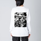 PHZAKE by mrのPHZAKE(ふざけ) / バルーン白黒 Big Long Sleeve T-shirt