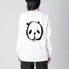 meeting pandaのぱんだ ビッグシルエットロングスリーブTシャツ