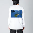 MY LUCK IS COMING.のDEEP  DEEP DEEP.ラックくん Big Long Sleeve T-Shirt