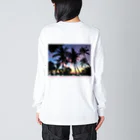 boracayjapan goods storeのボラカイビーチ Big Long Sleeve T-Shirt