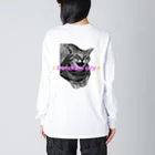 保護猫Dotcham City のDotcham city ビッグシルエットロングスリーブTシャツ