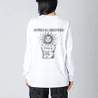 Special DeliveryのSpecial delivery tarot monotone ビッグシルエットロングスリーブTシャツ