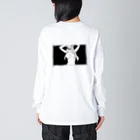 元馬製作所 SUZURI支店の元馬製作所 Big Long Sleeve T-Shirt