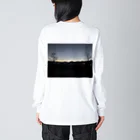 2929gawDesignShop358のEarly winter sunrise ビッグシルエットロングスリーブTシャツ