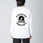 OTONORI RECORDSのOTONORI RECORDC ブランドロゴ ビッグシルエットロングスリーブTシャツ