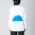 グッズ販売の魔物。の覗く魔物のスーパー販売物 Big Long Sleeve T-Shirt