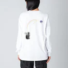 海賊猫 cocoの愛猫♱虹の橋♱ねこてんし② ペットロス Big Long Sleeve T-Shirt