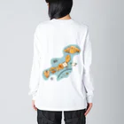 おかかの【受賞作品】パン達の日本列島 Big Long Sleeve T-Shirt