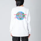 Mona♡ChirolのWorld of Love＆Peace＆SmileーPink Vol.③ー ビッグシルエットロングスリーブTシャツ