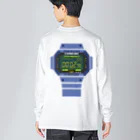 ヒロシオーバーダイブの背中に3秒ルール背負ってる奴 Big Long Sleeve T-Shirt