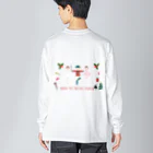 河野裕衣バレエスタジオのロゴデザインくるみ割り人形ver. Big Long Sleeve T-Shirt