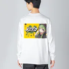 BuddhismのXOXOシリーズ【Hannya】Ver.YELLOW ビッグシルエットロングスリーブTシャツ