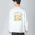 SoraTamagoのネコ part1 ts002 ビッグシルエットロングスリーブTシャツ