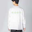 M34-unicornのドラゴンフラワー Big Long Sleeve T-Shirt