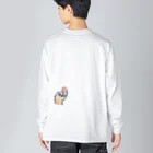 Rainy_Rainyのドアップうさぎ Big Long Sleeve T-Shirt