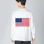 のいたんのアメリカンなのいたん ビッグシルエットロングスリーブTシャツ