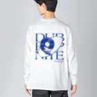 DUBPOPNITEANDMOREのDPN11 / BIG SILHOUETTE L/S TEE (blue nite) Big Long Sleeve T-Shirt