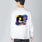 DUBPOPNITEANDMOREのDPN11 / BIG SILHOUETTE L/S TEE (purple nite) ビッグシルエットロングスリーブTシャツ