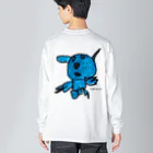 marie-miのぶるうどっぐ Big Long Sleeve T-Shirt