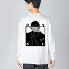 DSKB（ドスケベ:DoiSK8Boardingclub）のDSKBロゴ+UNCLE Big Long Sleeve T-Shirt