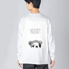 MAISON TSUKUNEのSay HELLO! ビッグシルエットロングスリーブTシャツ