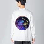 Ripples沖縄レジンアートの宇宙玉レジン Big Long Sleeve T-Shirt