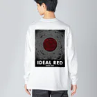NAHO ISHII / 石井七歩のIDEAL RED ビッグシルエットロングスリーブTシャツ