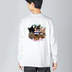 くぅTikTok猫部のTikTok猫部ビッグシルエットロンＴ Big Long Sleeve T-Shirt