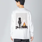 owl's shopのBonfire lit Big Long Sleeve T-Shirt