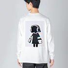 owl's shopのグリッチしてみたり Big Long Sleeve T-Shirt