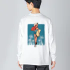 ヨシダナツミのサーフガール Big Long Sleeve T-Shirt