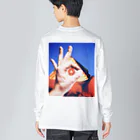 だっくのcollageart storeのα Big Long Sleeve T-Shirt