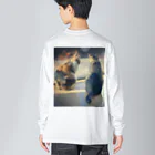 hi0922beのwe fight but we get along Big Long Sleeve T-Shirt