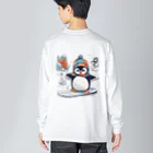 Gloriousのペンギンの冒険スノーボードパーティ Big Long Sleeve T-Shirt