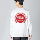 BlueBeat SkateRetailのnot a crime2　スケボー ビッグシルエットロングスリーブTシャツ