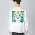 Leo.T Shopのライオンアート　Leo.T ビッグシルエットロングスリーブTシャツ