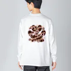 くぅTikTok猫部のTikTok NekobuロゴロンＴ Big Long Sleeve T-Shirt