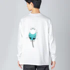 鳥美術部のぜったい離さないマンなミーちゃん Big Long Sleeve T-Shirt