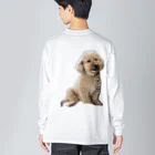 hijikiikijihの複雑な犬うめちゃん ビッグシルエットロングスリーブTシャツ