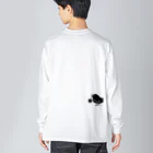 イラスト MONYAAT のワンポイント　みつぐとり Big Long Sleeve T-Shirt