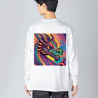 DORAGONIAのサイケドラゴン Big Long Sleeve T-Shirt